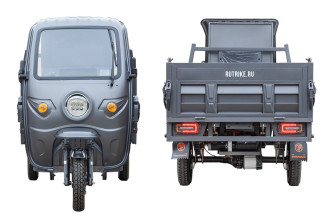 Грузовой электрический трицикл Rutrike D5 КАБИНА гидравлика 1700 60V1200W