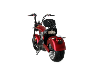 Электрический скутер Ikingi Chopper красный