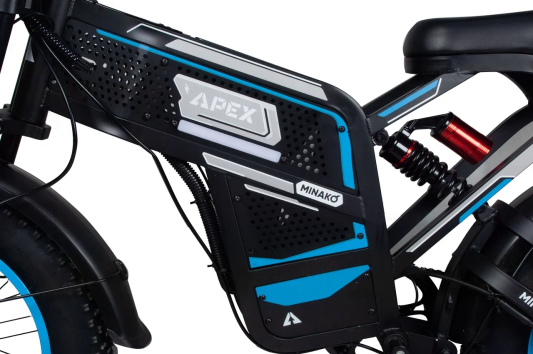 Электровелосипед Minako Apex синий