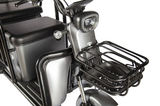 Электротрицикл Rutrike Экипаж, серый