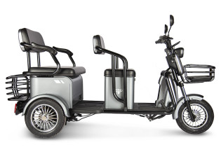 Электротрицикл Rutrike Экипаж, серый