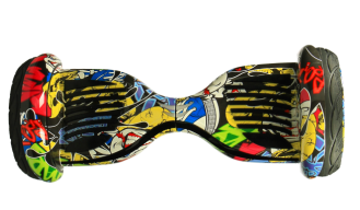 Гироскутер Smart Balance SUV New Premium 10.5 дюймов, желтый граффити