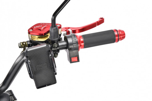 Электроскутер WHITE SIBERIA PRO CITYCOCO 2500W, красный